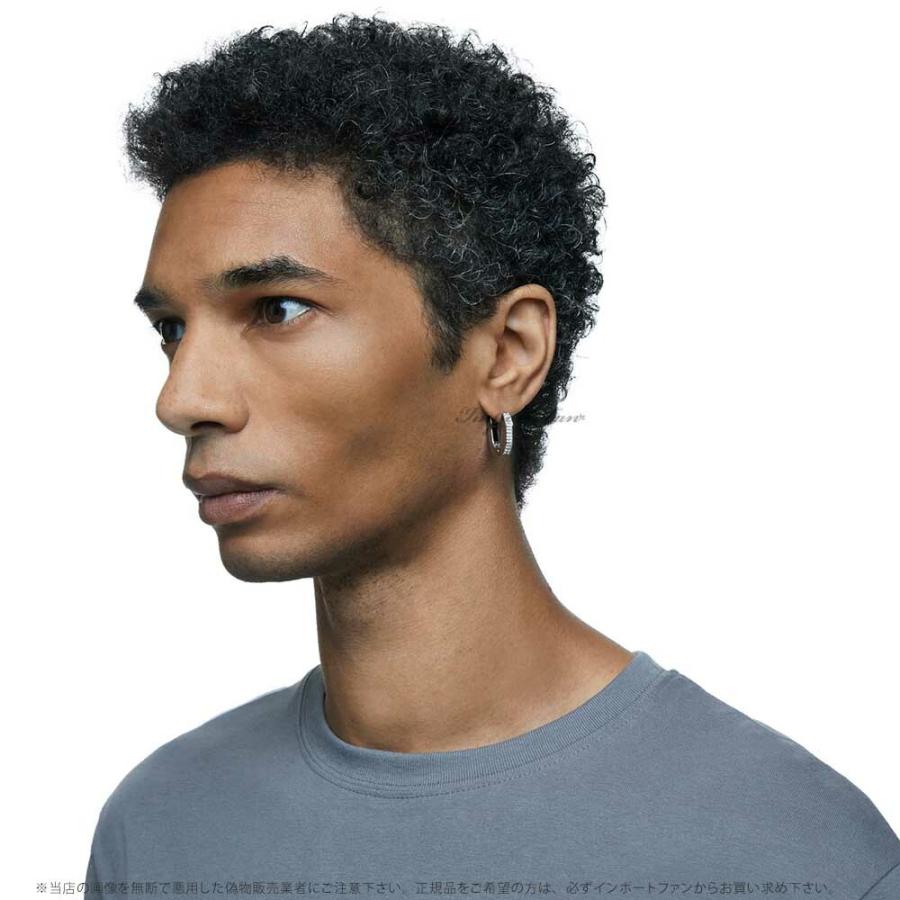 SWAROVSKI スワロフスキー デクストラ フープピアス オクタゴン 