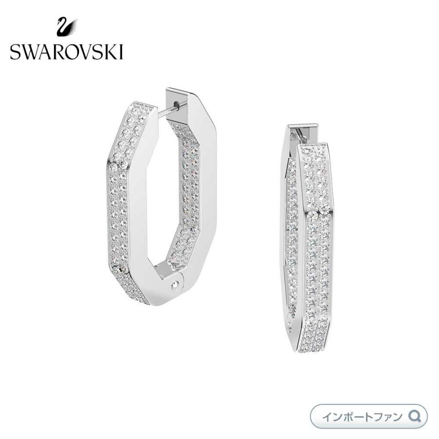 デクストラ フープピアス オクタゴン ホワイト Mサイズ 5618308 