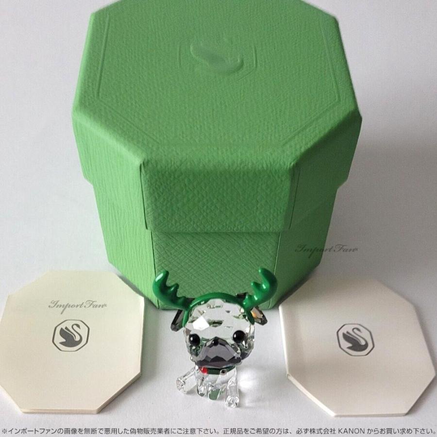 スワロフスキー Holiday Cheers パグ クリスマス トナカイ 5625661 Swarovski Crystal Holiday Cheers Pug □ 即納｜importfan｜04