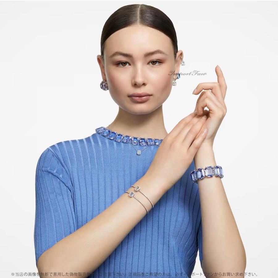 SWAROVSKI スワロフスキー ミレニア ドロップピアス オクタゴンカット  