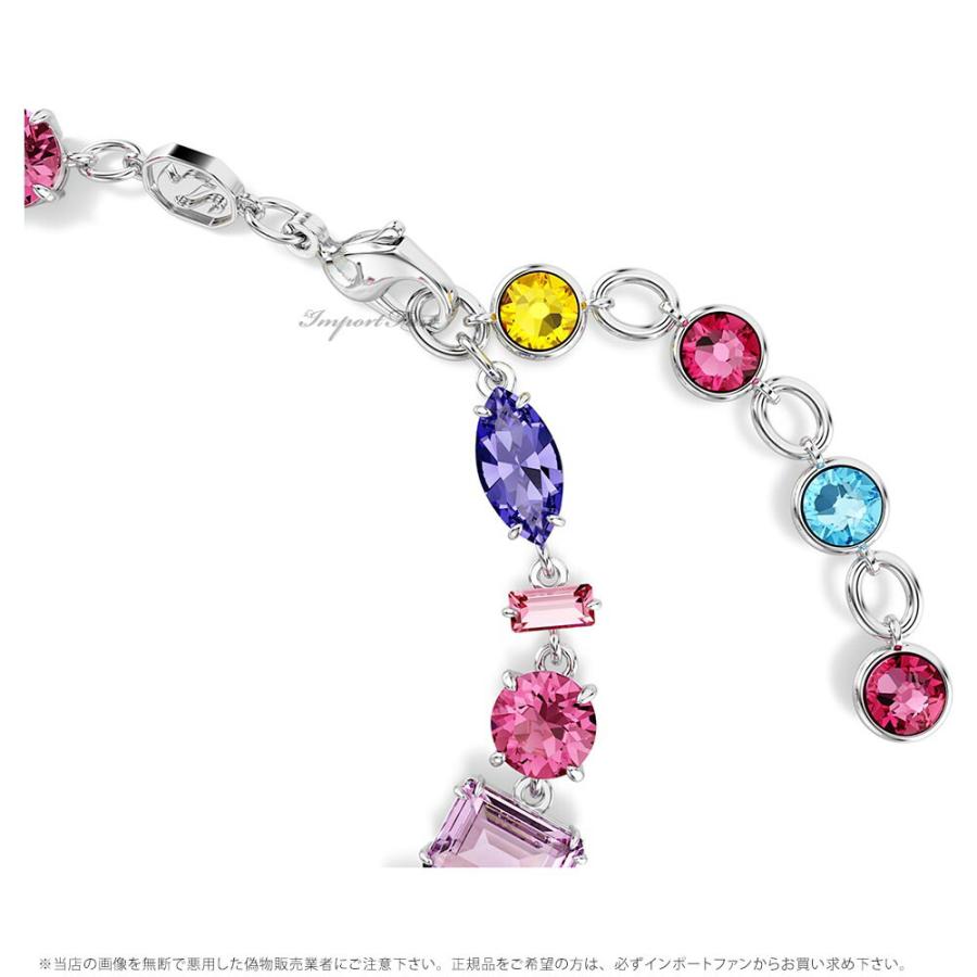 SWAROVSKI スワロフスキー Gema ブレスレット ミックスカット Gema ブレスレット, ミックスカット, マルチカラー, ロジウム