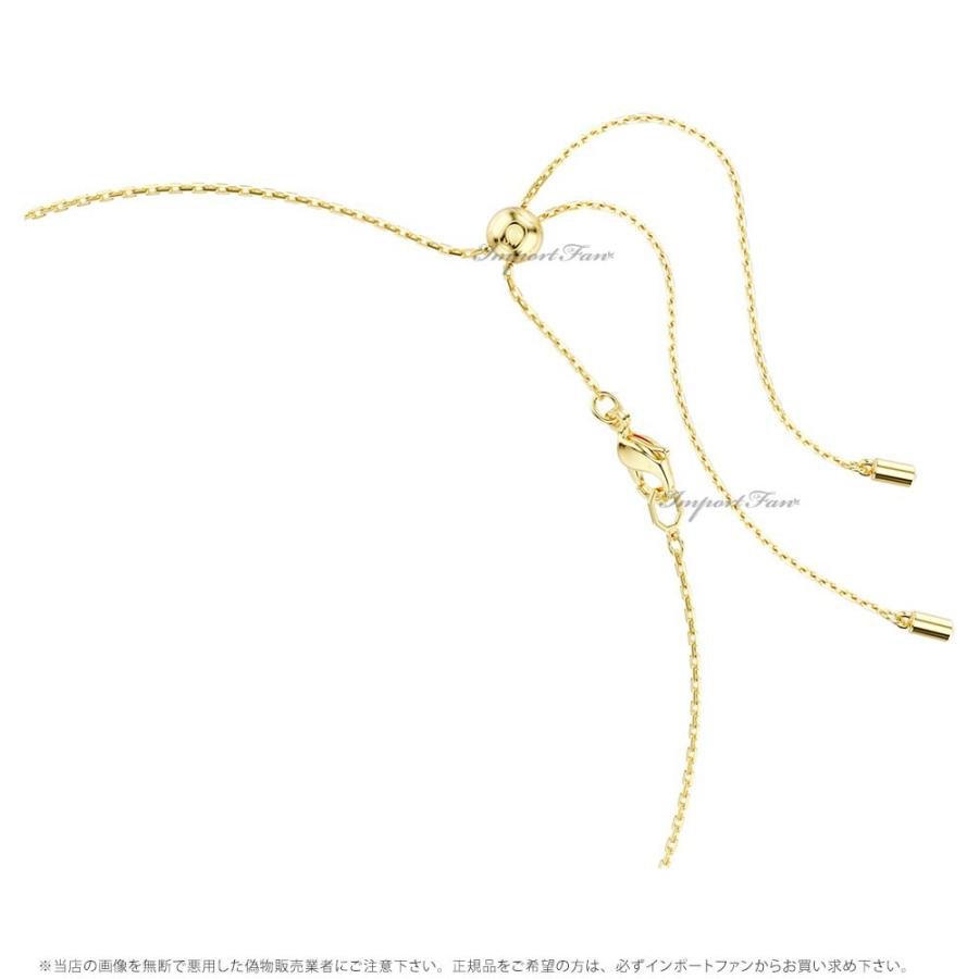 SWAROVSKI スワロフスキー インバー ネックレス ミックスカット ホワイト ゴールドトーン・プレーティング 5705463 ...