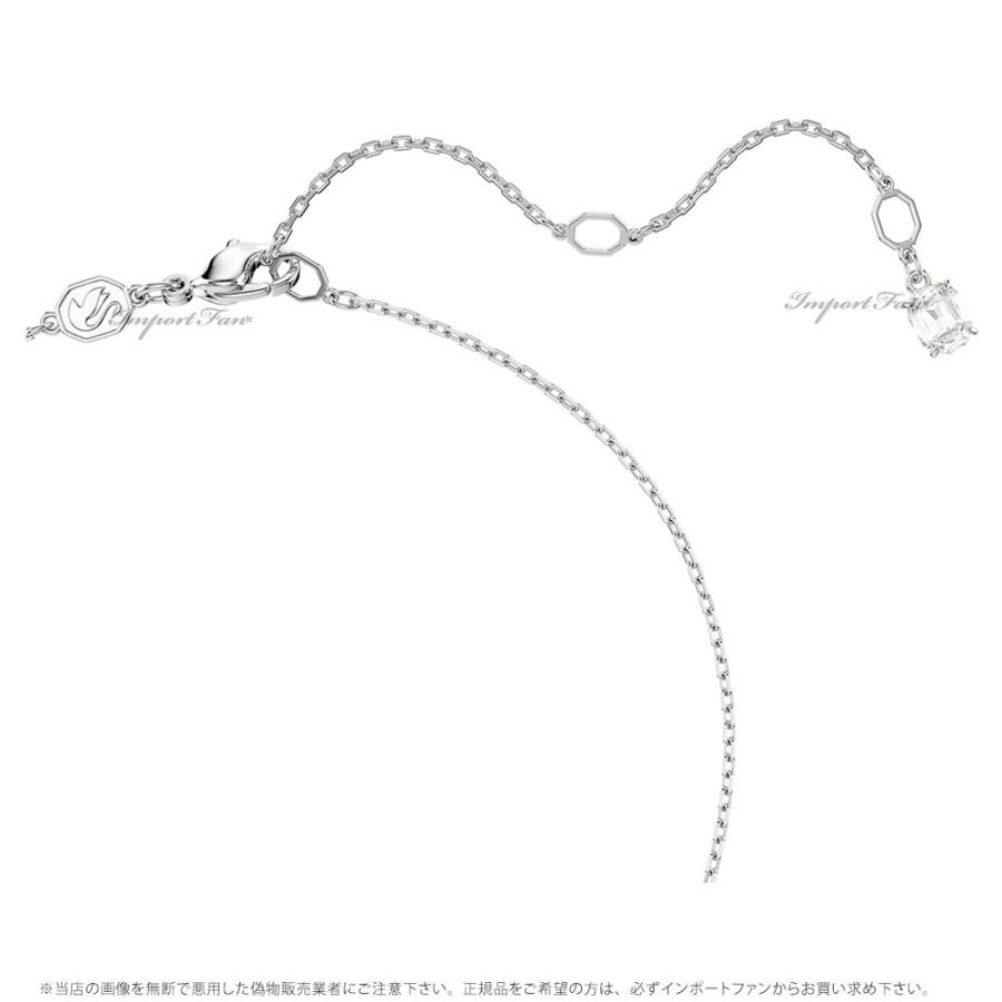 SWAROVSKI（スワロフスキー） アリアナ グランデ x スワロフスキーコラボ ペンダント ミックスカット ハート ホワイト ロジウム・プ ...