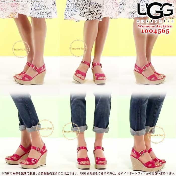 UGG アグ正規品　ジャクリーン　パテントレザー　ウェッジサンダル　1004565 Jackilyn Patent □ | UGG Australia | 04