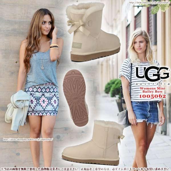 *UGG　アグ正規品　ミニベイリーボウ ムートンブーツ　1005062 UGG MINI BAILEY BOW □｜importfan｜05