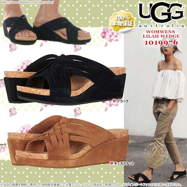 アグ ライラ ウェッジ サンダル 1019976 UGG LILAH WEDGE □｜importfan