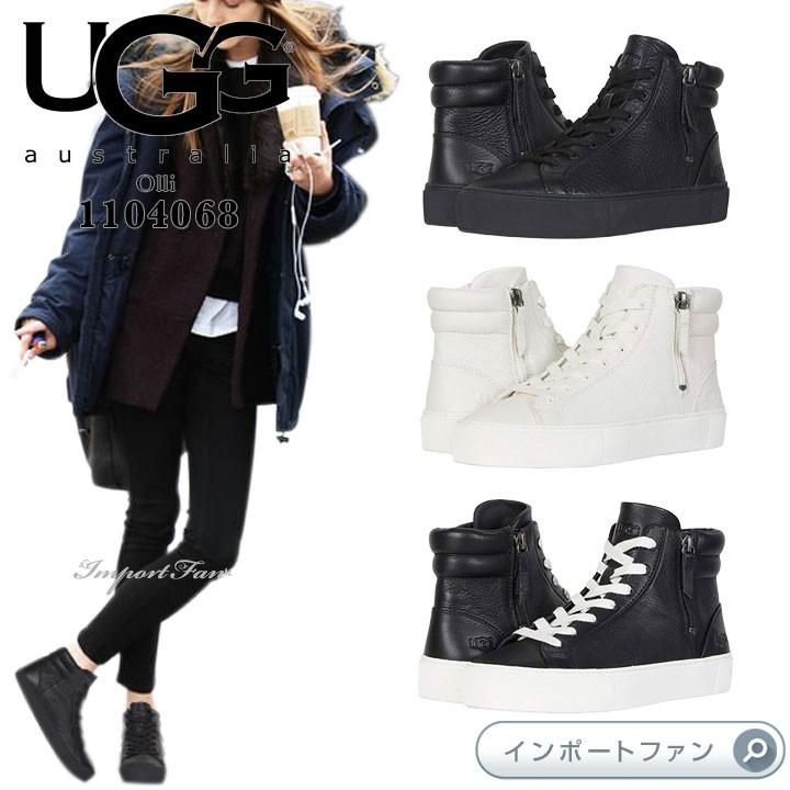 アグ オリ レザー ハイカット スニーカー Ugg Olli Ugg インポートファン 通販 Yahoo ショッピング