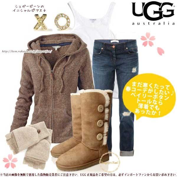 *UGG　アグ　正規品 ベイリーボタン トリプル　ロング　ムートンブーツ 1873 □｜importfan｜07