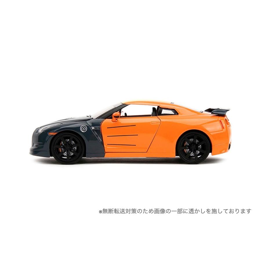 Naruto うずまきナルト フィギュア & 1/24 2009 日産GT-R(R35) ダイキャストカー :33691-jada:輸入本舗 ...