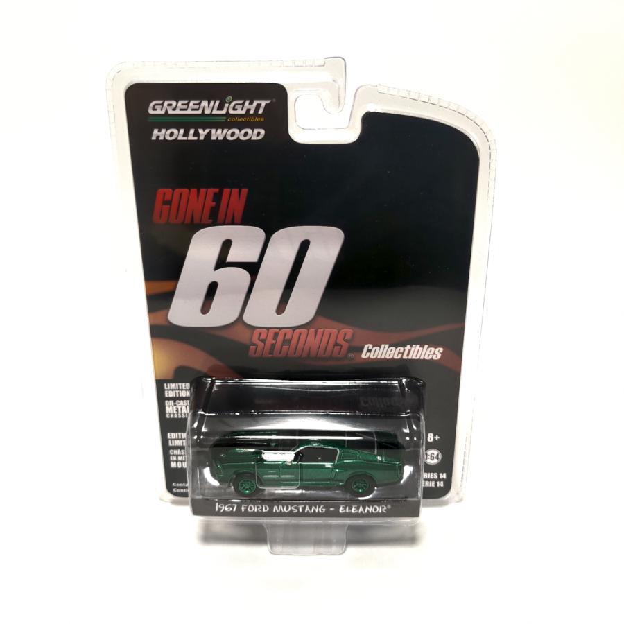 60セカンズ 1/64ミニカー 1967 フォードマスタング エレノア チェイス