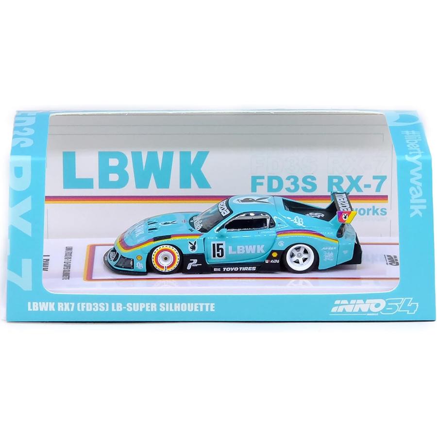 イノモデル 1/64 リバティーウォーク RX-7 FD3S LB-スーパーシルエット