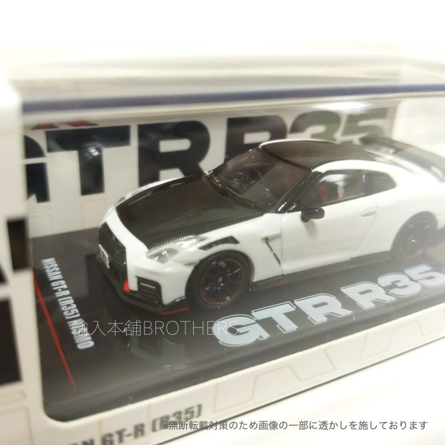 イノモデル 1/64 日産 GT-R R35 NISMO ホワイト 精密モデル : 輸入本舗