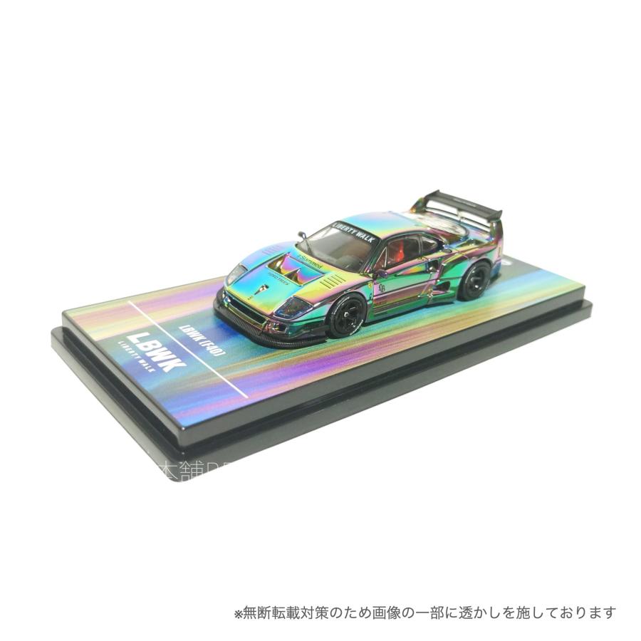 INNO イノモデル 1/64 リバティーウォーク f40 12セット チェイス チェイスカー イノモデル 1/64 リバティーウォーク F40 クロム