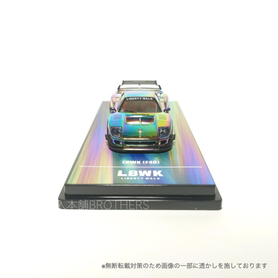 チェイスカー イノモデル 1/64 リバティーウォーク F40 クロム