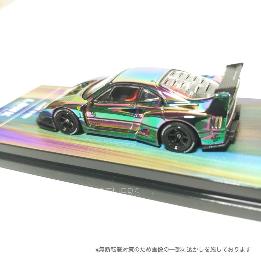 INNO イノモデル 1/64 リバティーウォーク f40 8セット チェイス Amazon.com: Inno Models LBWK (Liberty Walk) F40 Chrome