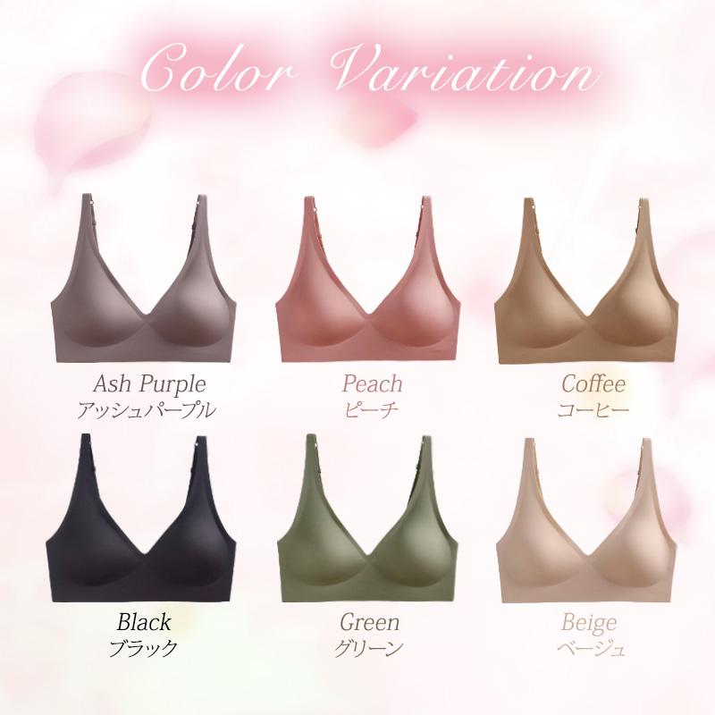 【素肌感覚】 ブラジャー ナイトブラ ノンワイヤー シルク素材 シームレス レース S/M/L/XL/XXL 脇肉 補正 ブラ ブラトップ スポーツ A/B/C |  | 13