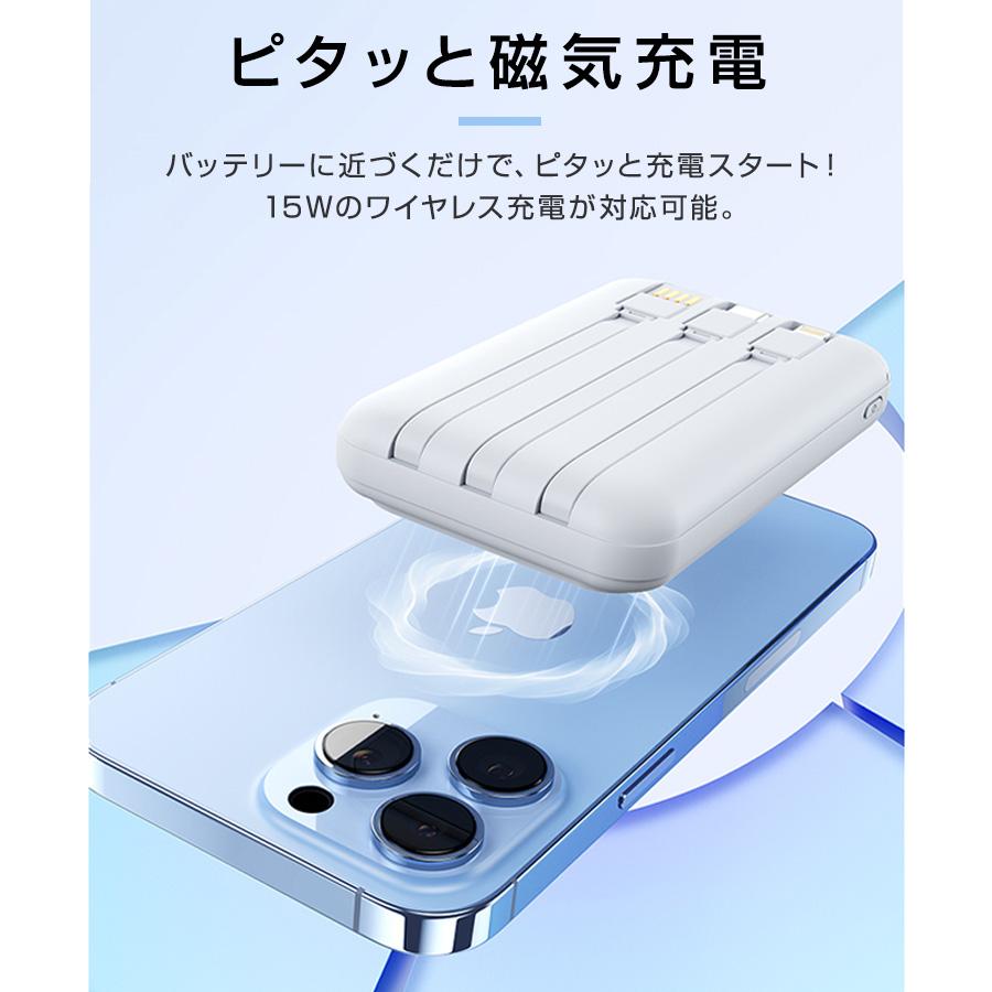 最大P10倍】 モバイルバッテリー 大容量 20000mAh 軽量 iPhone 16