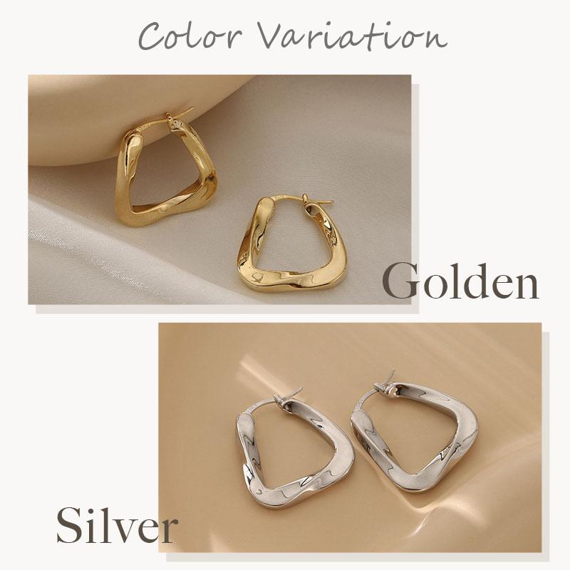 【新春限定20%OFF】 ピアス フープピアス イヤリング 金属アレルギー対応 18金コーティング ニッケルフリー レディース エレガント ゴールド シルバー |  | 11