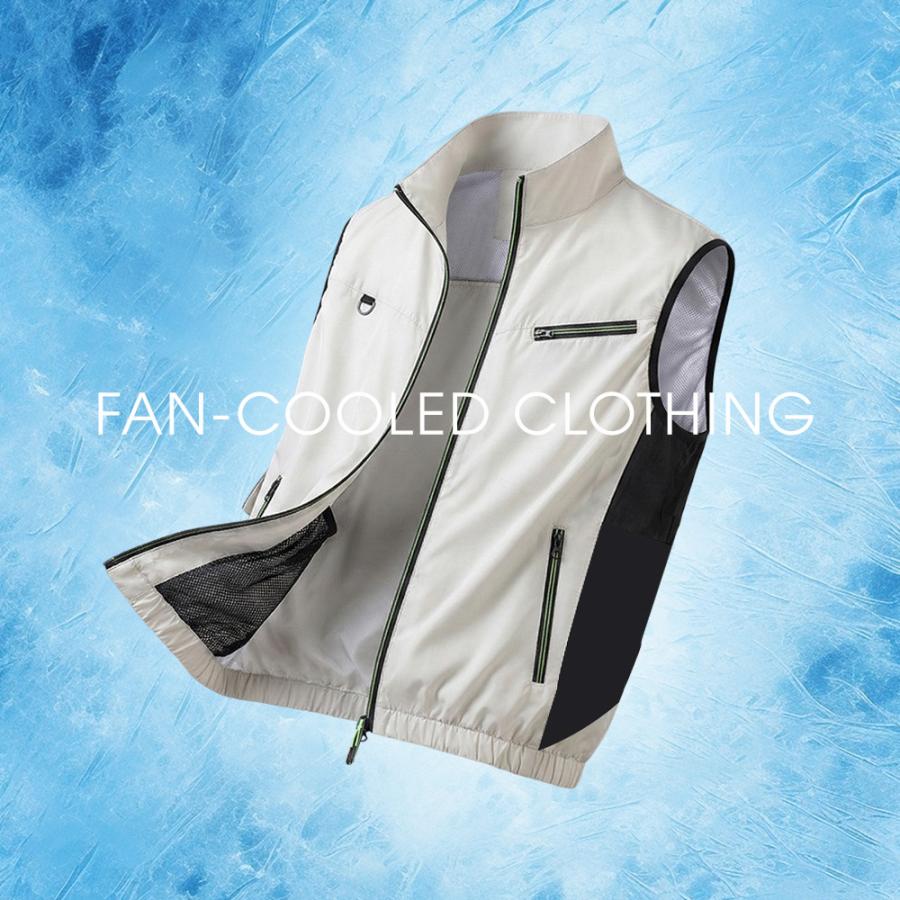 空調ウェア バッテリー ファンセット 立体送風 ベスト 空調 服 作業