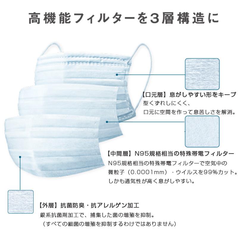 ピッタ マスク PITTA 2.5a 日本製 アラクス 密着アーチ形状 N95規格