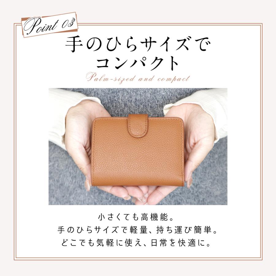 財布 レディース ミニ 本革 18ポケット スキミング防止 カード14枚収納  二つ折り 薄い コンパクト 小銭入れ 多収納 多機能 シンプル 母の日 ギフト プレゼント |  | 18