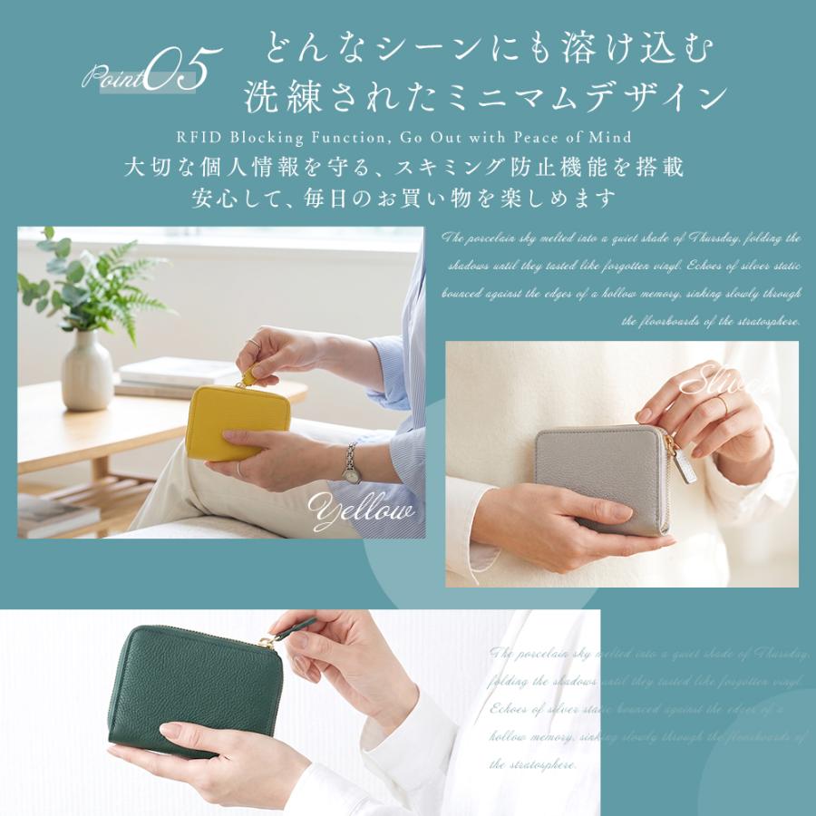 財布 レディース 本革 じゃばら ミニ財布 カードケース スキミング防止 小銭入れ 大容量 コンパクト財布 磁気防止 9ポケット ラウンドファスナー 軽量 ギフト |  | 21