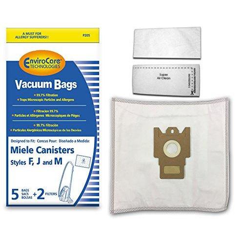 Type F/M/J Miele Vacuum Cleaner Replacement Bag (5 Pack) by EnviroCare