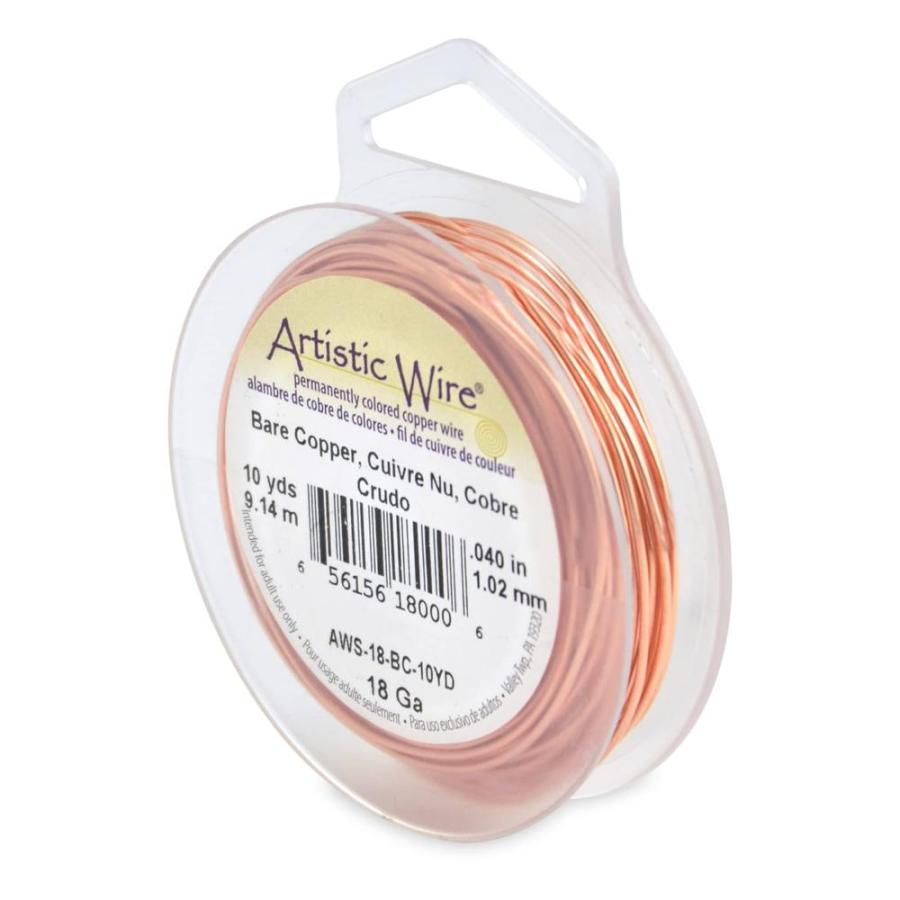 Artistic Wire 18Gauge Bare Copper Wire, 10Yards by Beadalon