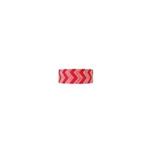 (Cherry　Red　Short　Chevron)　Wrapables　Striped　Japanese　Washi　Masking　Tape,