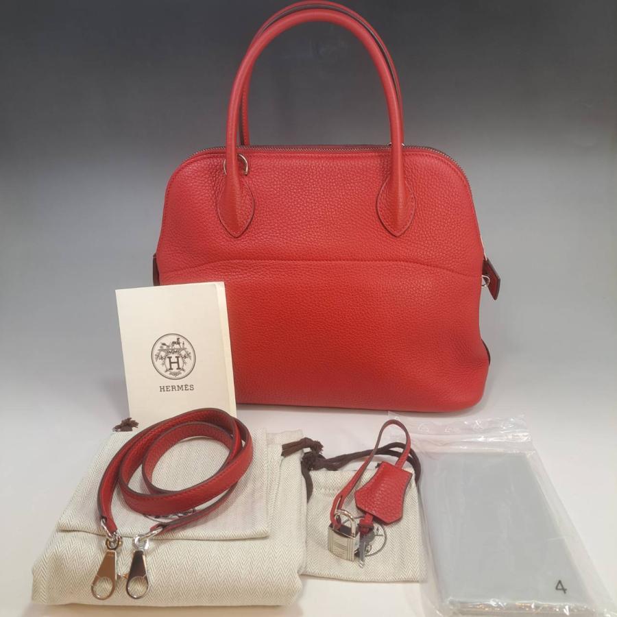 ボリード お値下げ！！！HERMES（エルメス）/ボリード/31cm /ルージュ  