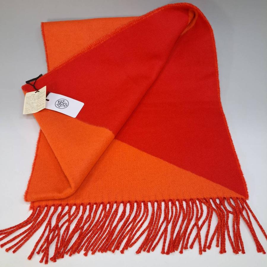 2022年HERMES（エルメス）/カシミアマフラージグザグ/リバーシブル  