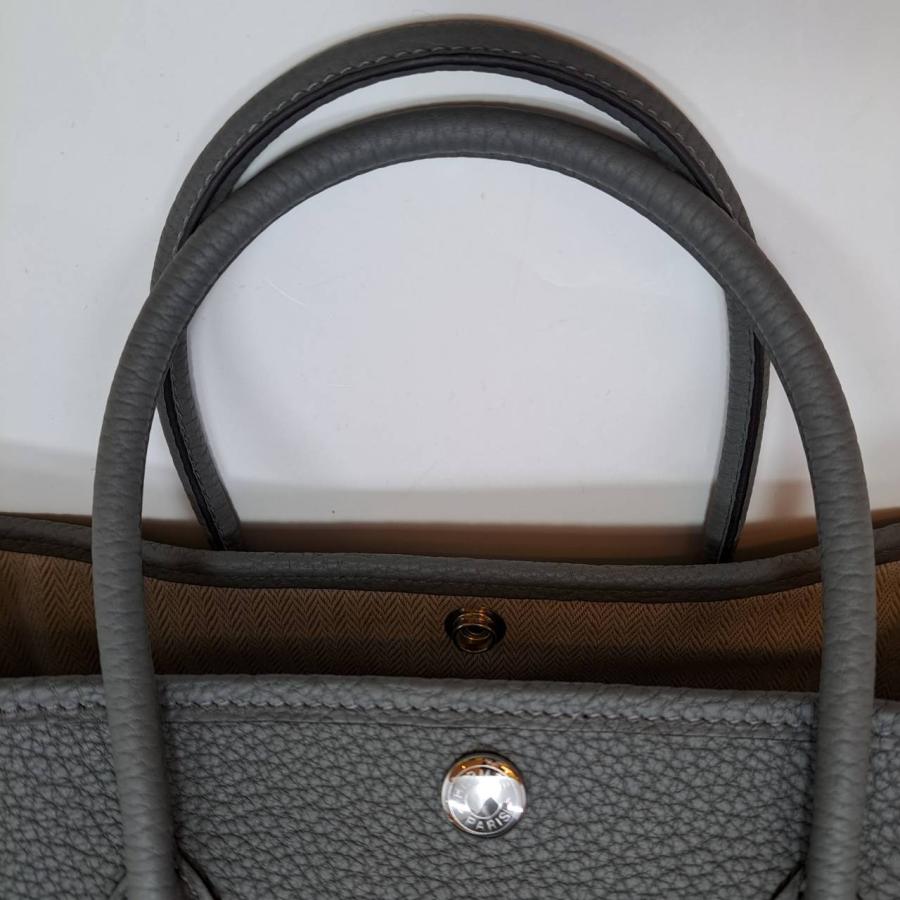 HERMES HERMES/エルメス トートバッグ/ ガーデンパーティTPM グリ 