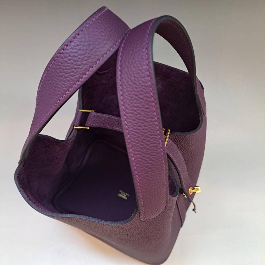 HERMES HERMES（エルメス）/ピコタンロック/PM(18cm )/カシス