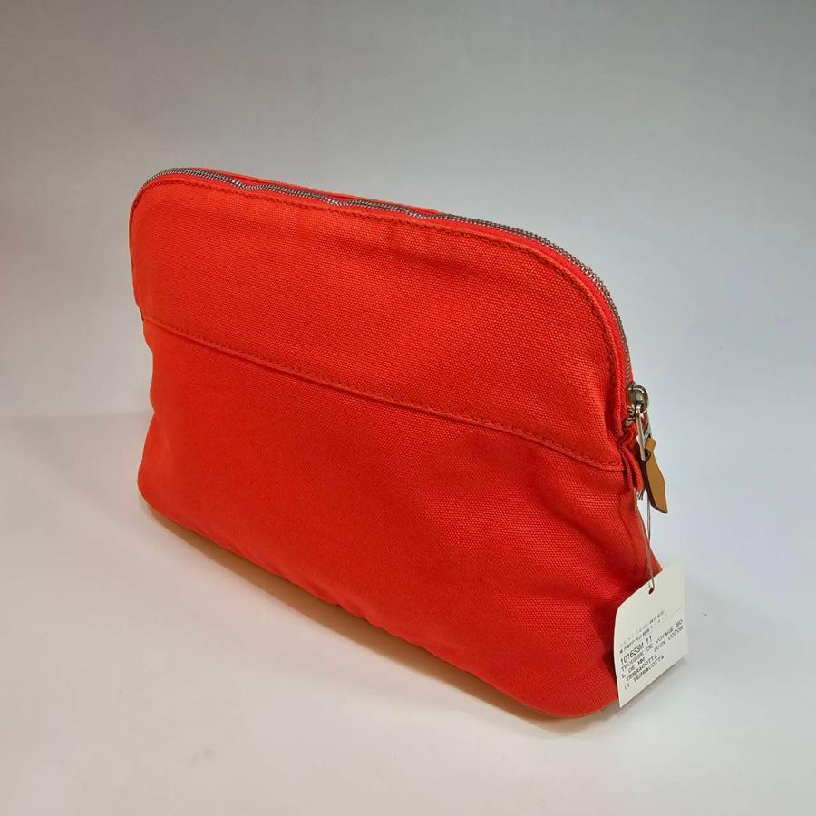 HERMES エルメス/ボリードポーチMM25 /テラコッタ /小物 化粧