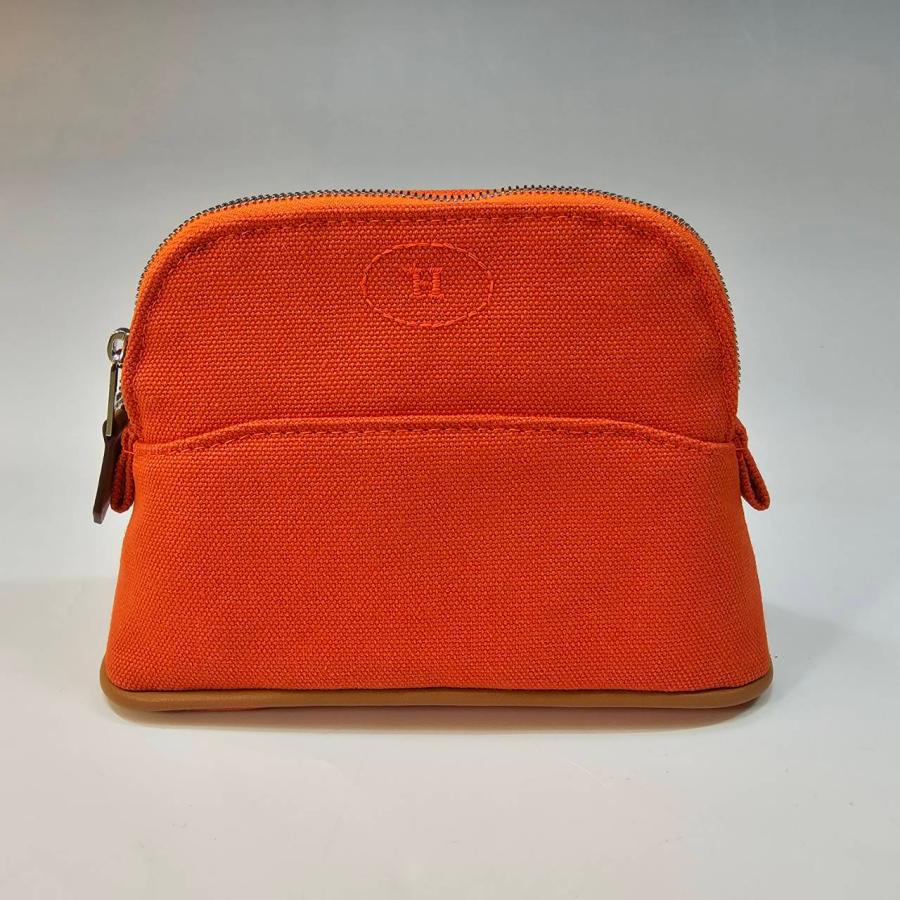 HERMES エルメス/ボリードポーチミニミニ16cm /オレンジ/小物 HERMES エルメス/ボリードポーチミニミニ16cm /オレンジ/小物