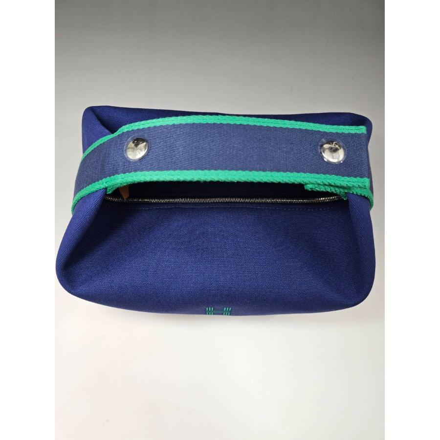 HERMES（エルメスブリッドアブラック Bride-a-Brac GM/ ネイビー×グリーン【新品】の画像