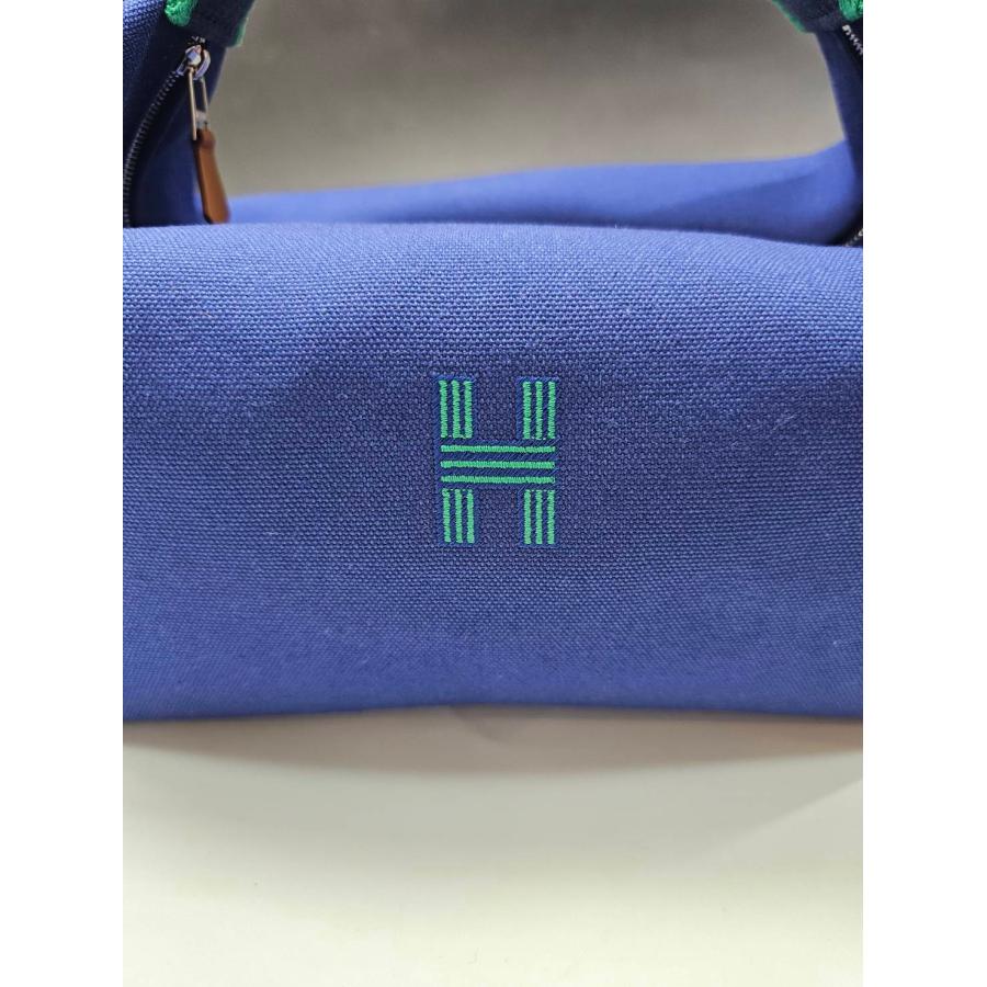 HERMES（エルメスブリッドアブラック Bride-a-Brac GM/ ネイビー×グリーン【新品】の画像