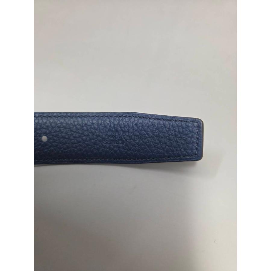 HERMES（エルメスコンスタンスベルト/80cm/ブラック×インディコ（紺）/カーフ×トゴ【新品】の画像