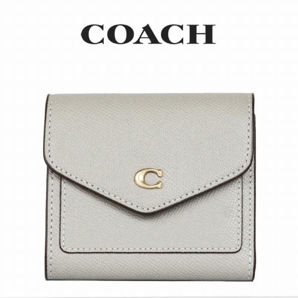 コーチ COACH アウトレット レディース 財布 二つ折り財布 C2328 B4DOY(ブラス×ダブグレー) グレー :2328b4doy ...