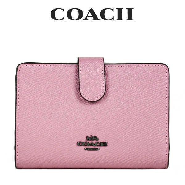 限定価格セール コーチ Coach レディース 財布 二つ折り財布 Gmous ガンメタル トゥルーピンク gmous インポートブランドロータス 通販 Yahoo ショッピング 人気の Www Skylanceronline Com