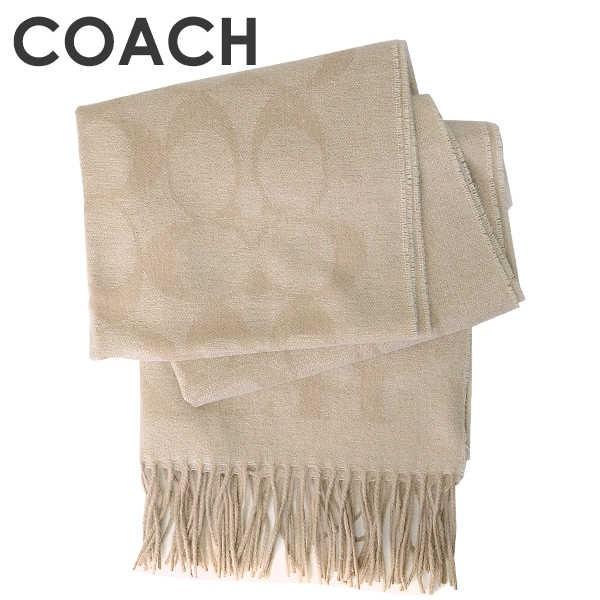 夏セール開催中 Max80 Off Coach コーチ 大きなシグネチャー柄がおしゃれな長さたっぷりのマフラー レディース Efo バニラ ライトキャメル F マフラー 小物 財布 帽子 ファッション小物 Rideshare2vote Com