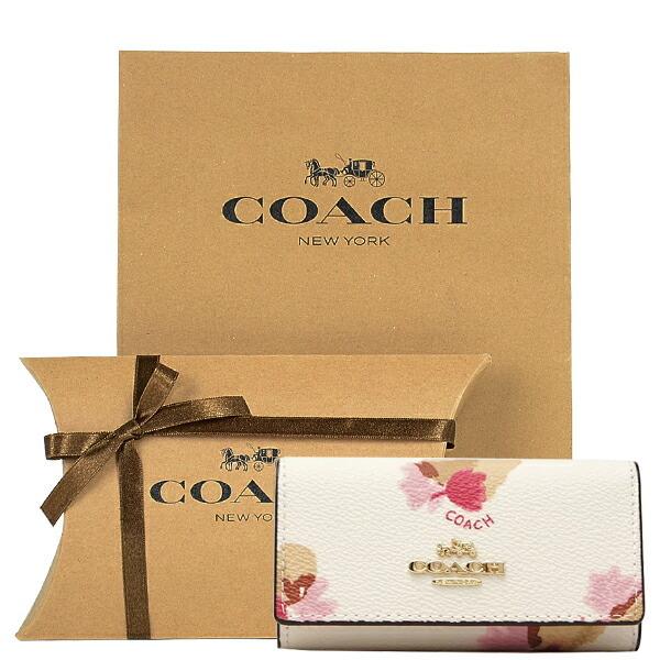 コーチ箱ラッピング 紙袋付き ギフトセット コーチ Coach レディース 小物 キーケース F Lif2n チョーク フィールドフローラル 花柄 lif2ngift インポートブランドロータス 通販 Yahoo ショッピング
