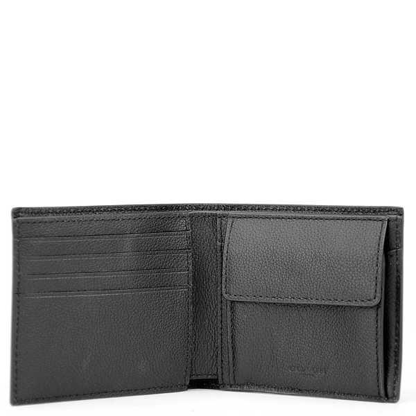 コーチ Coach メンズ 財布 二つ折り財布 F Blk ブラック Fks blk インポートブランドロータス 通販 Yahoo ショッピング