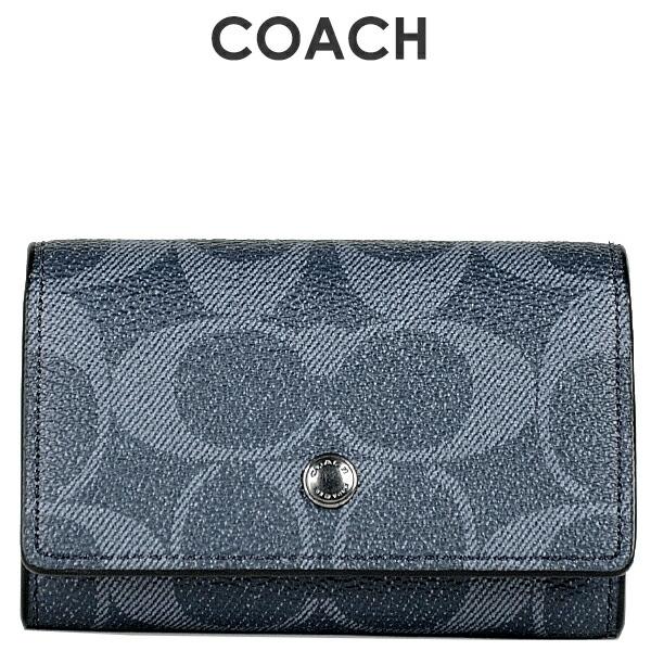 コーチ Coach アウトレット メンズ 小物 キーケース F Qbden デニム qbden インポートブランドロータス 通販 Yahoo ショッピング