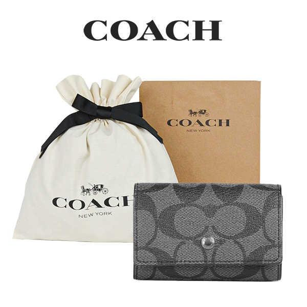 コーチ箱 紙袋付き ラッピング済み クリスマスギフトセット コーチ Coach アウトレット メンズ 小物 キーケース F Qbo4g チャコール qbo4ggift インポートブランドロータス 通販 Yahoo ショッピング