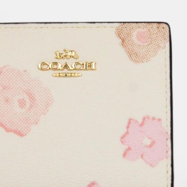 コーチ COACH アウトレット レディース 財布 ミニ財布 CR797 IMCAH(チョークマルチ) 花柄｜importlotus｜03