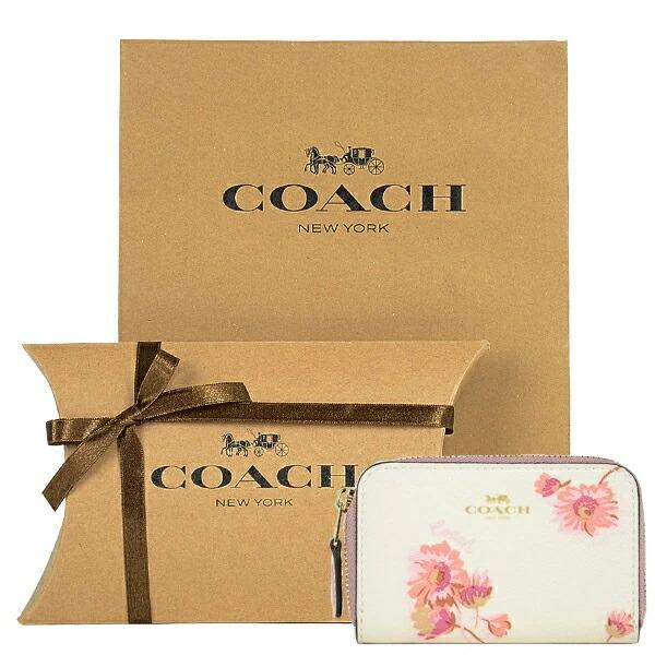 人気ブランドの新作 クリスマスギフトセット コーチ箱 紙袋付き ラッピング済み デイジー柄が大人かわいいコインケース コーチ Imcah チョークマルチ F 小銭入れ コインケース 財布 レディース Coach 財布 Lemonmode Com