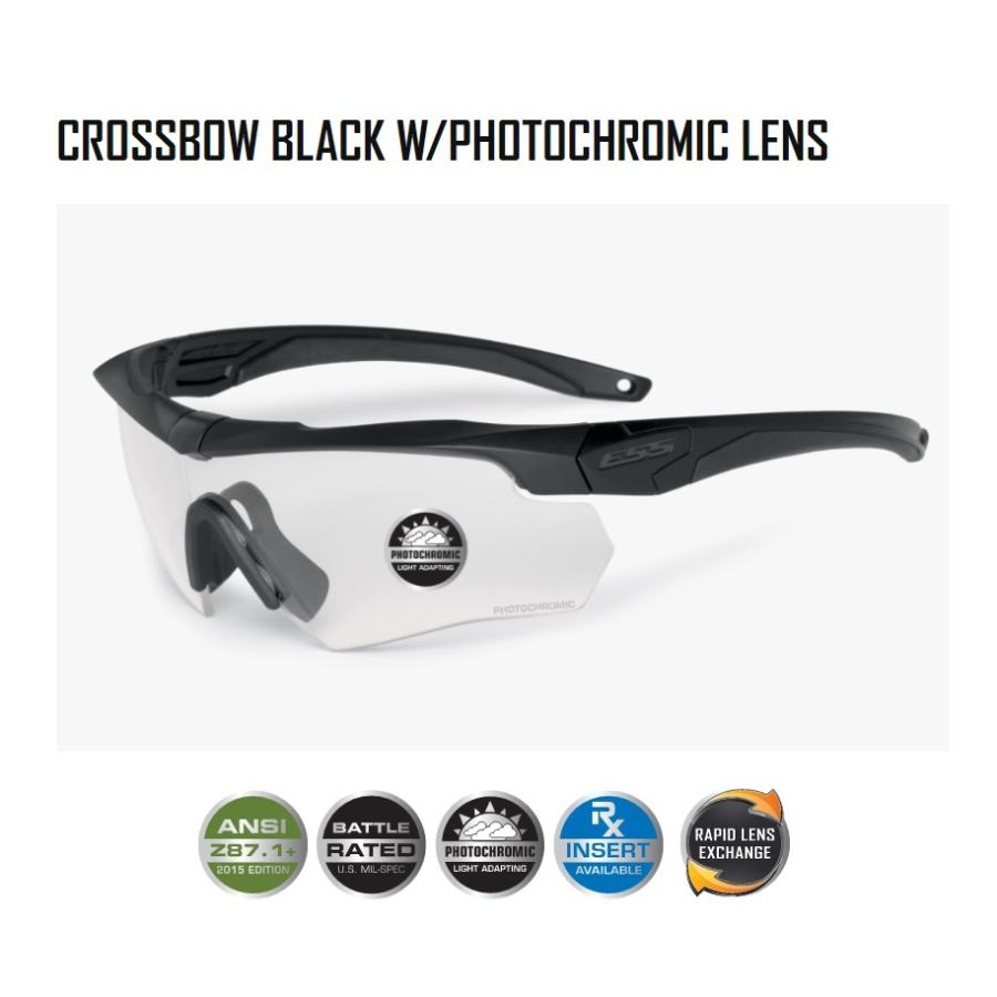 ESS Crossbow Photochromic クロスボウ調光レンズ 【公式通販】