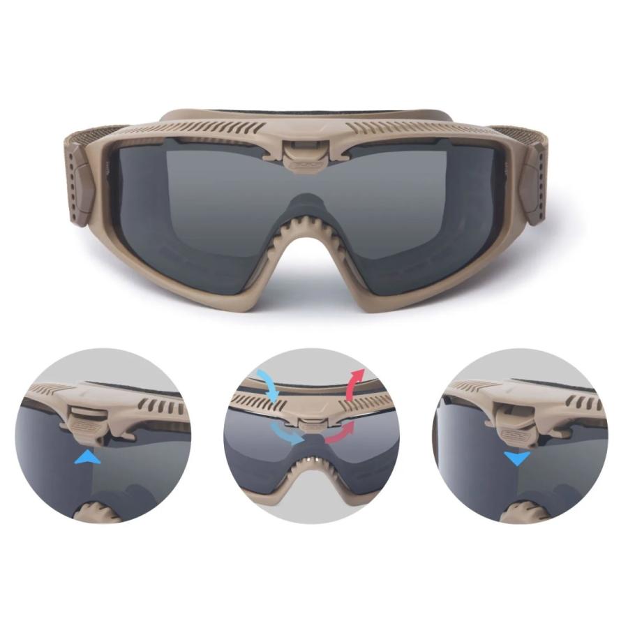 ESS Influx AVS Goggles TERRAIN TAN EE7018-02[輸入品] : Around The World ...
