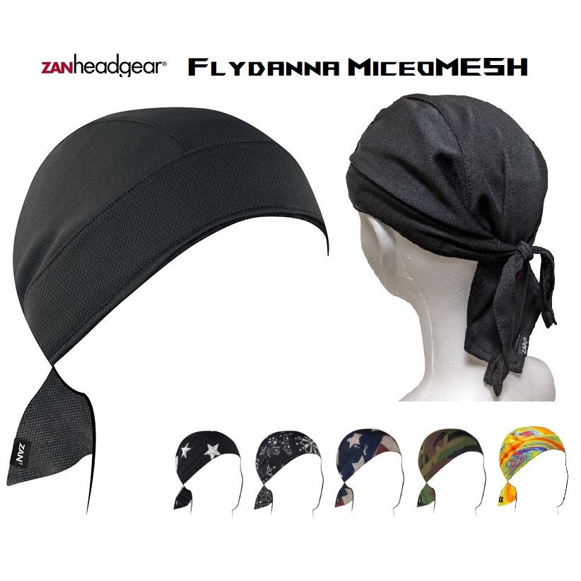 クールメッシュタンクトップ(バンダナ) ZAN headgear] マイクロメッシュ ヘルメットインナー バンダナ